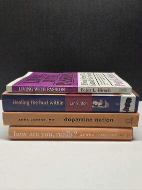 4 Self-help Books - Dopamine Nation Missing Dustjacket